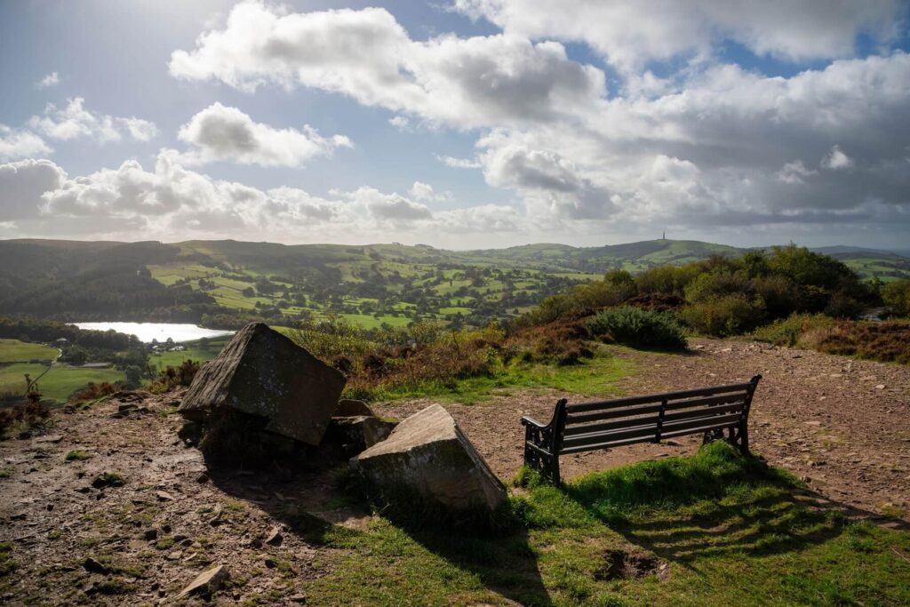 Looking out over Macclesfield from Tegg's Nose Country Park